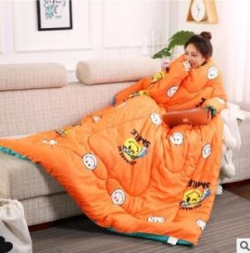 Winter Lazy Quilt with Sleeves (Option: 011)