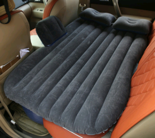 Car Inflatable Bed (Option: Black blocked)
